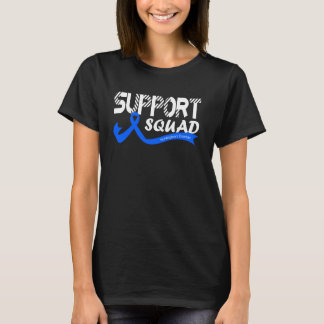 Support Squad Huntingtons Disease Awareness Ribbon T-Shirt