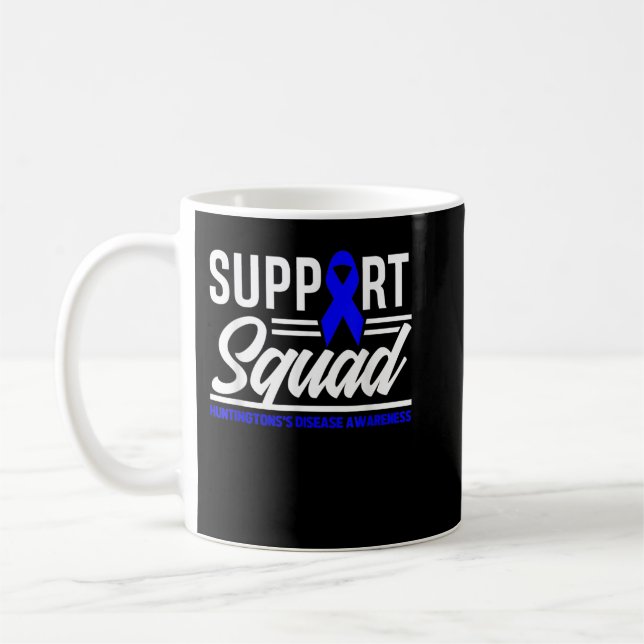 Support Squad Huntington's Disease Warrior Coffee Mug (Left)