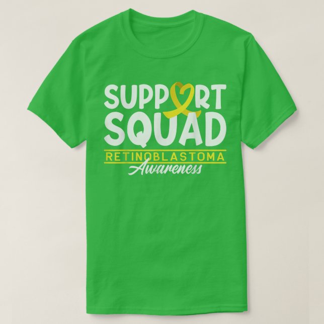 Support Squad I Childhood Retina Cancer I Retinobl T-Shirt (Design Front)