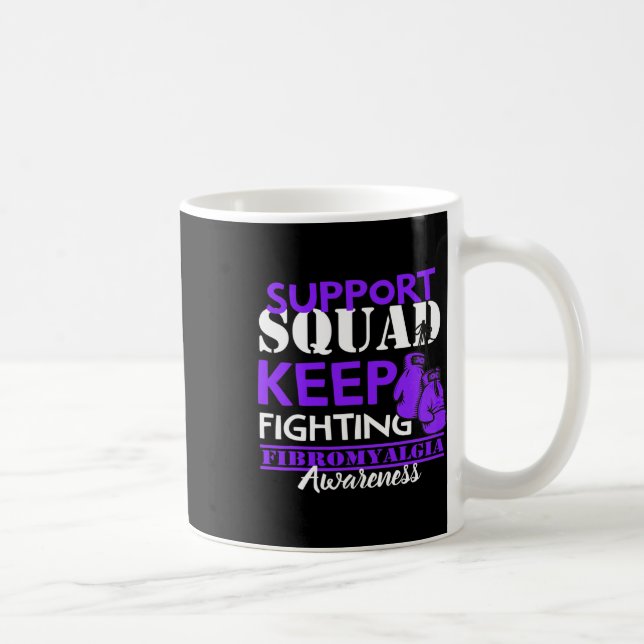 Support Squad I Chronic Pain Response Fibromyalgia Coffee Mug (Right)