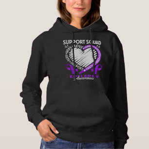Support Squad I Epileptic Seizures Epilepsy Awaren Hoodie