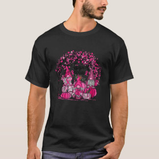 Support Squad In October We Wear Pink Gnomes Breas T-Shirt