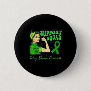 Support squad kidney disease awareness  button