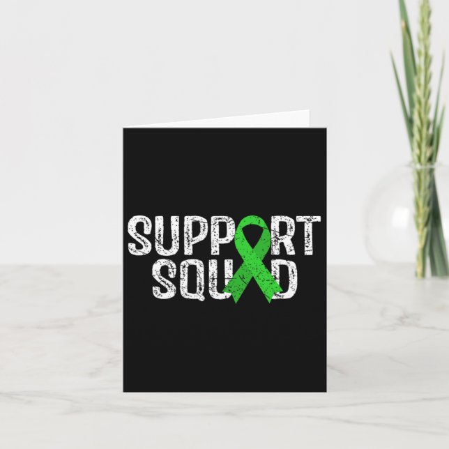 Support Squad Kidney Disease Awareness  Card (Front)