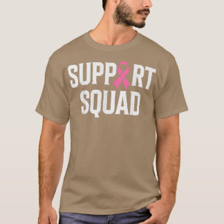 Support Squad Leopard Pink Warrior Breast Cancer A T-Shirt