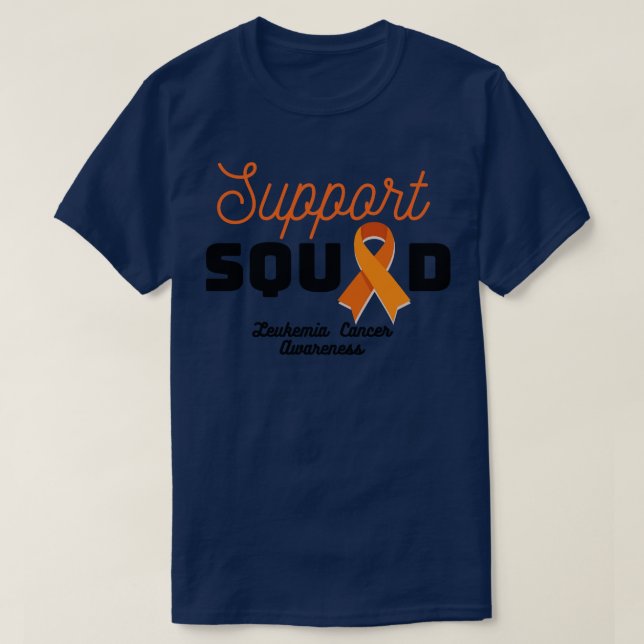 Support Squad Leukemia 3 T-Shirt (Design Front)