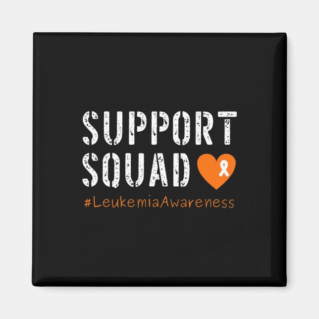Support Squad Leukemia Awareness 1  Magnet (Front)