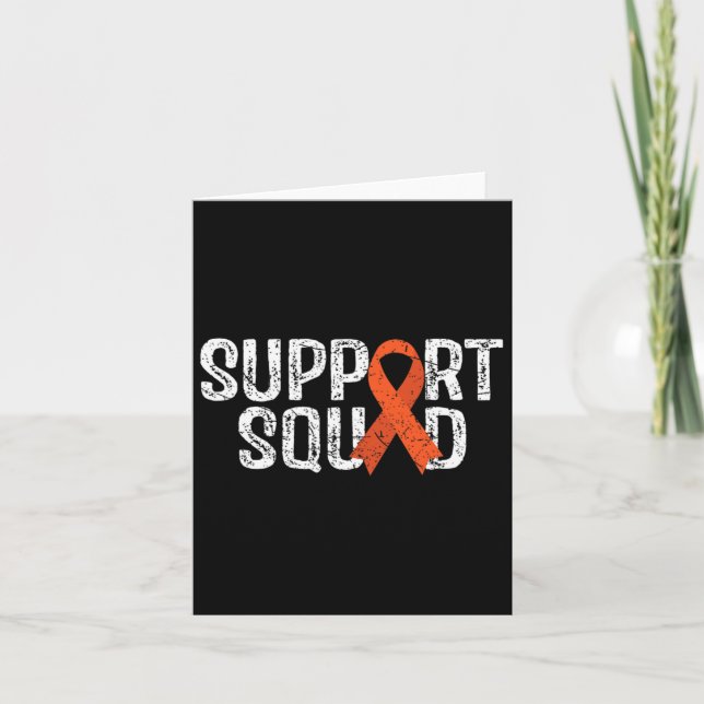 Support Squad Leukemia Awareness 2  Card (Front)