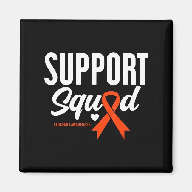 Support Squad Leukemia Awareness  Magnet (Front)