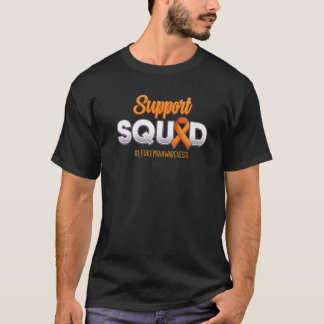 Support Squad Leukemia Awareness Warrior Fight For T-Shirt
