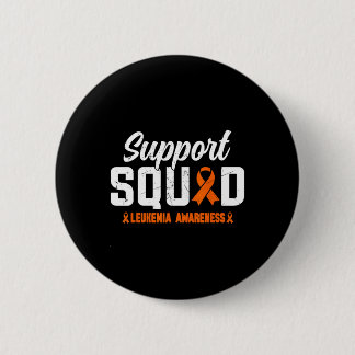Support Squad Leukemia Blood Cancer Awareness Oran Button