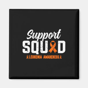Support Squad Leukemia Blood Cancer Awareness Oran Magnet