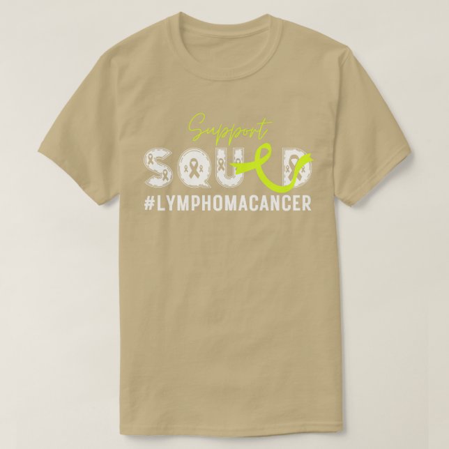 Support Squad Lymphoma 10 T-Shirt (Design Front)