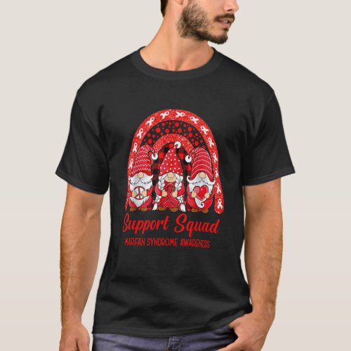 Support Squad Marfan Syndrome Awareness Month Gnom T_Shirt