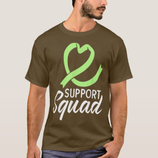 Support Squad Mental Health Awareness Green Ribbon T-Shirt