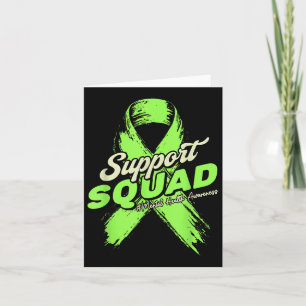 Support Squad Mental Health Awareness Lime Green R Card