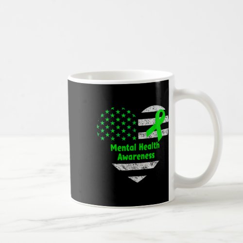 Support Squad Mental Health Awareness Lime Green R Coffee Mug