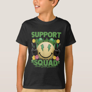 Support Squad Mental Health Awareness Month Smile  T-Shirt