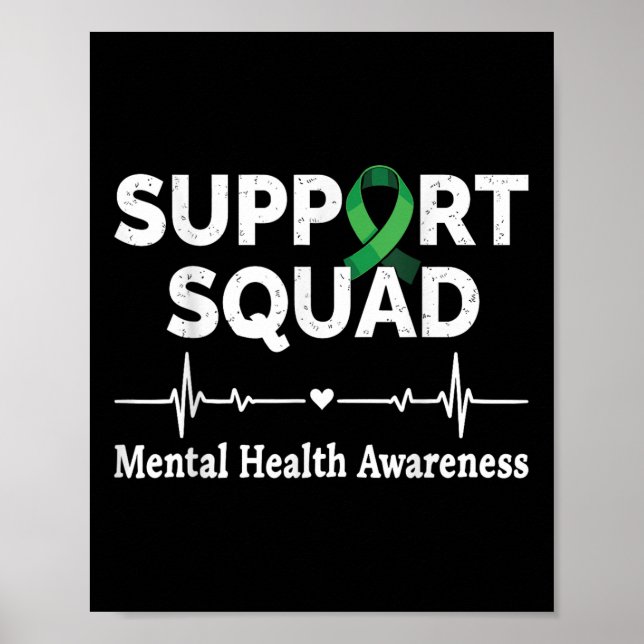 Support Squad Mental Health Awareness Month Suppor Poster (Front)