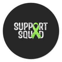 Support Squad Non Hodgkins Lymphoma Awareness Classic Round Sticker