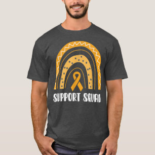 Support Squad Orange Rainbow ADHD Awareness T-Shirt