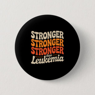 Support Squad Orange Ribbon Leukemia Blood Cancer Button