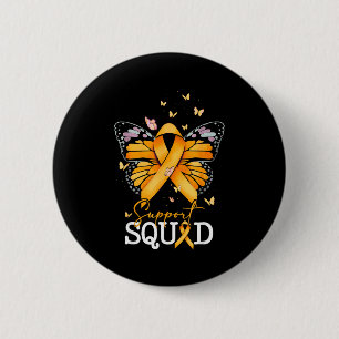 Support Squad Orange Ribbon Multiple Sclerosis Awa Button