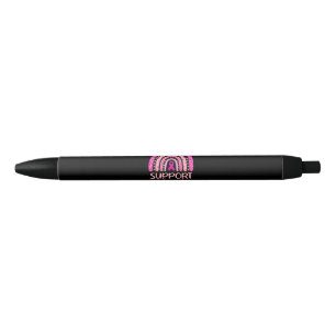 Support Squad Pink Rainbow Breast Cancer Awareness Pen