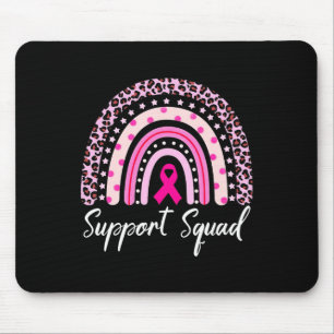 Support Squad Pink Rainbow Leopard Breast Cancer A Mouse Pad