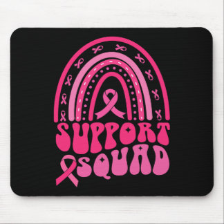 Support Squad Pink Rainbow Ribbon Breast Cancer Aw Mouse Pad