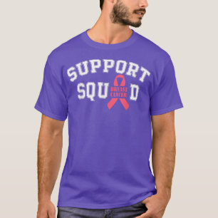 Support Squad Pink Ribbon Breast Cancer Awareness T-Shirt