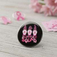 Support Squad Pink Ribbon Breast Cancer Gnomes