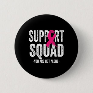 Support Squad Pink Ribbon Warrior Breast Cancer Aw Button