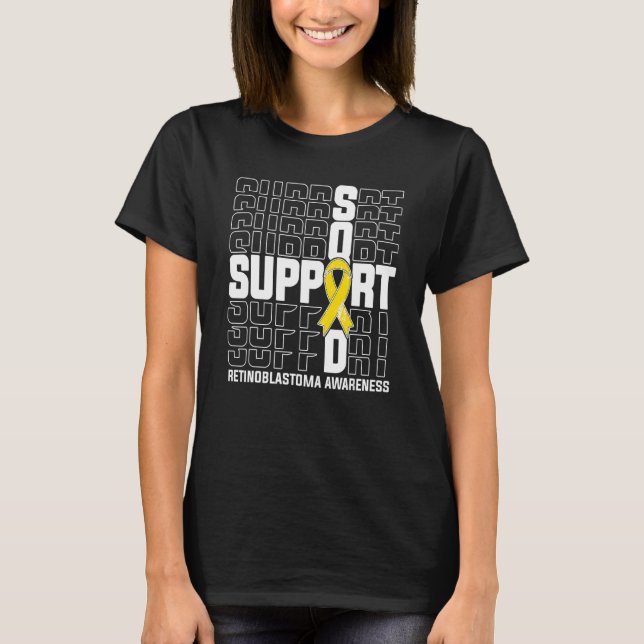 Support Squad Retinoblastoma Awareness T-Shirt (Front)
