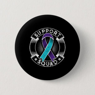 Support Squad Ribbon Suicide Prevention Awareness Button