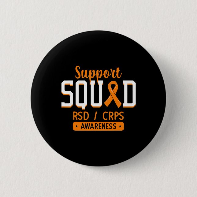 Support Squad Rsdcrps Complex Regional Pain Syndro Button (Front)