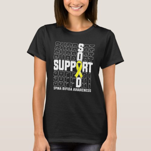 Support Squad Spina Bifida Awareness T_Shirt