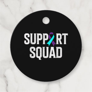 Support Squad Support Suicide Prevention Awareness Favor Tags