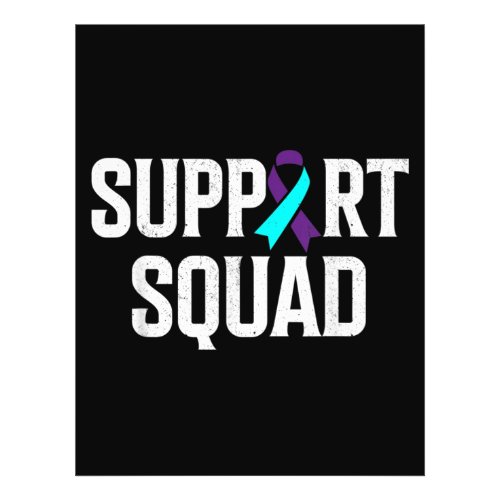 Support Squad Support Suicide Prevention Awareness Flyer