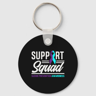 Support Squad Support Suicide Prevention Awareness Keychain