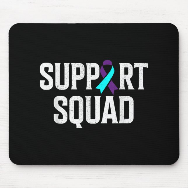 Support Squad Support Suicide Prevention Awareness Mouse Pad (Front)