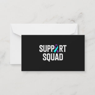 Support Squad Support Suicide Prevention Awareness Note Card