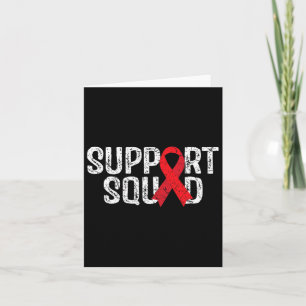 Support Squad Tee Blood Cancer Awareness Card