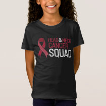 Support Squad Throat Head & Neck Cancer Awareness T-Shirt