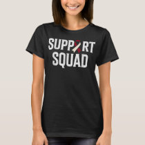 Support Squad Throat Oral Head & Neck Cancer Aware T-Shirt