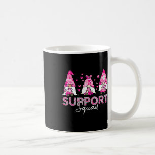 Support Squad Tie Dye Gnome Breast Cancer Awarenes Coffee Mug