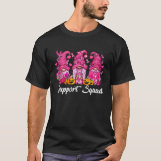 Support Squad Wear Pink Gnome Cute Breast Cancer A T-Shirt
