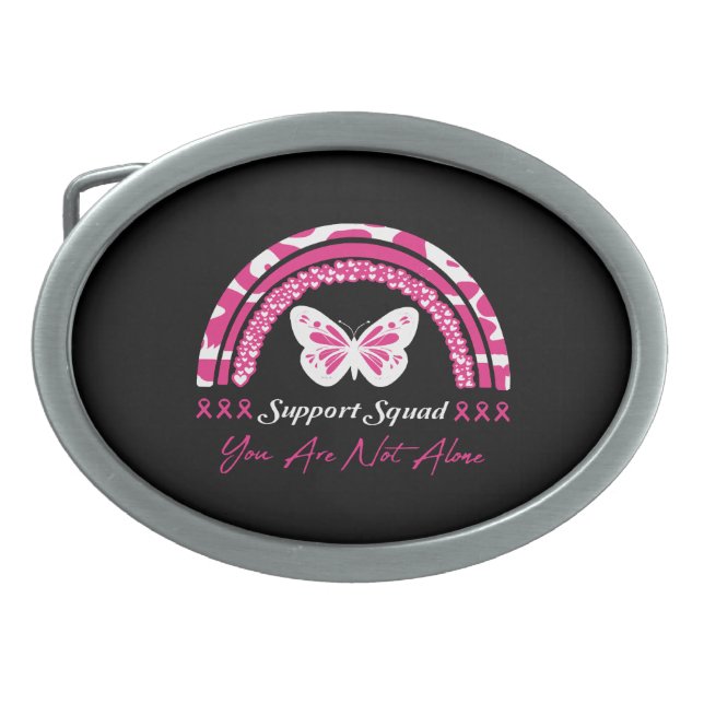 Support Squad You Are Not Alone Belt Buckle (Front)