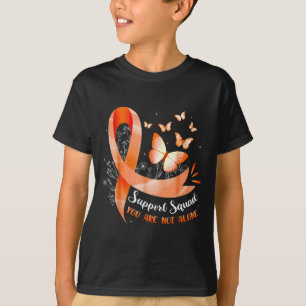 Support Squad You Are Not Alone Leukemia Awarenes T-Shirt