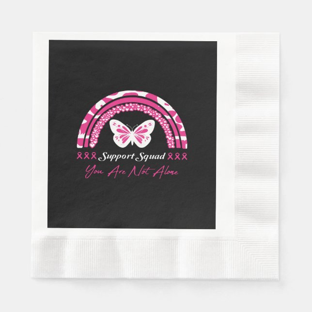 Support Squad You Are Not Alone Napkins (Front)